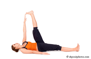 Williamson sciatica exercise: hamstring stretch